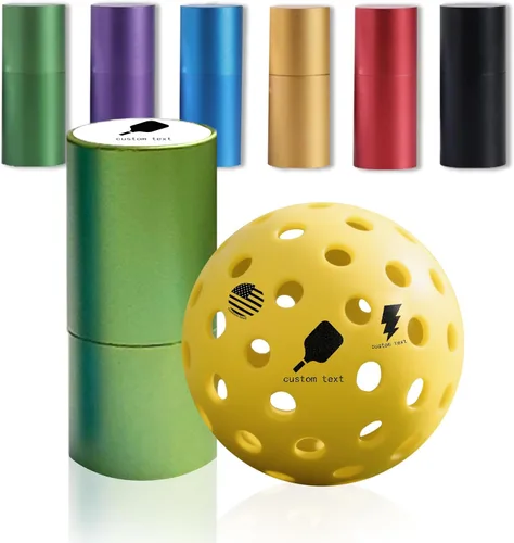 Miniatura 11 de Marcador de sello de pickleball personalizado - Sello de nombre personalizado para bolas de pickleball, sin ensuciar, tinta de larga duración