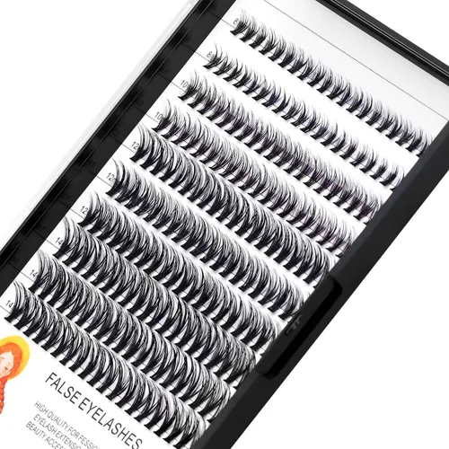 Miniatura 2 de →Vayator - 200 extensiones de pestañas de visón naturales 3D de volumen ruso, pestañas postizas individuales 20D en racimo