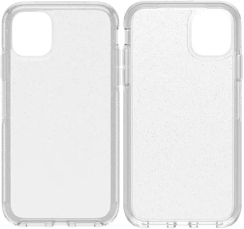 Miniatura 2 de OtterBox Symmetry Clear Series - Funda para el iPhone 11, diseño de estrellas (color plateado y transparente)