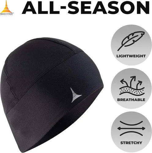 Miniatura 3 de Gorro para correr o forro para casco: máxima retención térmica y absorción de la humedad. Se ajusta debajo de cascos.