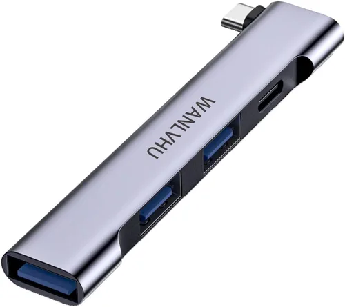 Miniatura 9 de Hub USB para portátil de 4 puertos, concentrador USB 3.0 portátil, adaptador multipuerto USB para MacBook Air/Pro, portátil, PC, teclado, unidad Hub