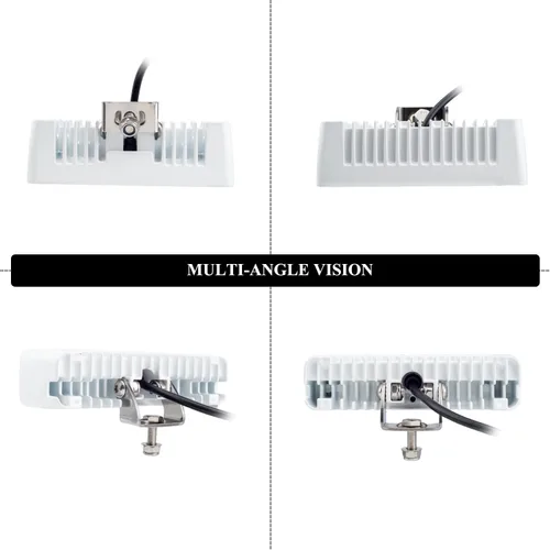Miniatura 5 de RGBW - Luz LED para esparcidor de barcos, luces marinas impermeables para muelle de cubierta, 2 barras de luz de inundación de 6.7 pulgadas