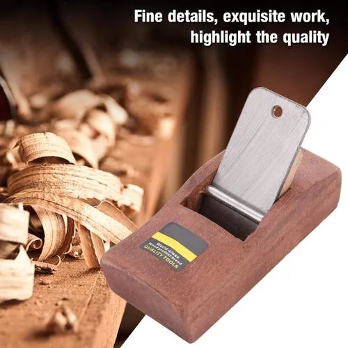 Miniatura 2 de Plano de carpintería, cepilladora de mano, 4.331 in, herramienta de mano de carpintero portátil, cepilladora de madera para cortar, pulir