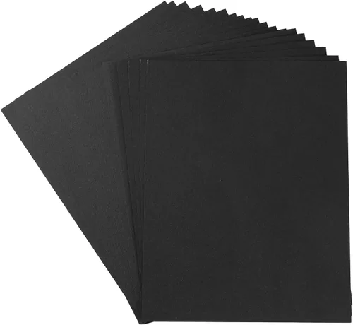 Wishop 20 hojas de cartulina de papel grueso de colores en blanco para manualidades de bricolaje, fabricación de tarjetas, Halloween, invitaciones,