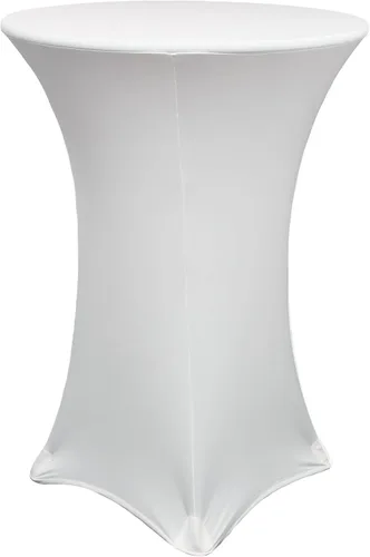 Miniatura 41 de YOUR CHAIR COVERS - Mantel redondo de elastano elástico para cóctel, 30 pulgadas de profundidad x 42 pulgadas de alto, color amarillo, mantel
