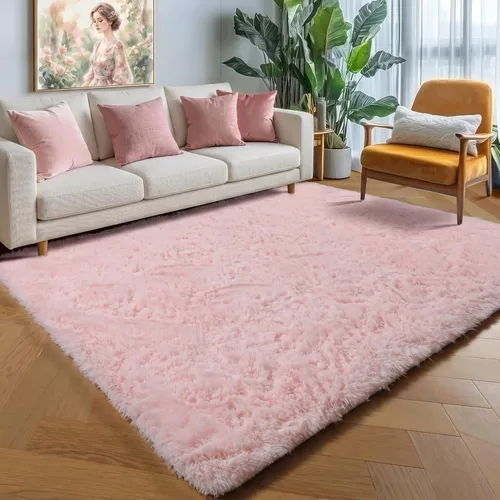 Miniatura 61 de ONASAR - Alfombra de pasillo negra de 2 x 6 pies, esponjosa, lavable, ultrasuave, afelpada, peluda, tapete para bebés, dormitorio de niños, armario