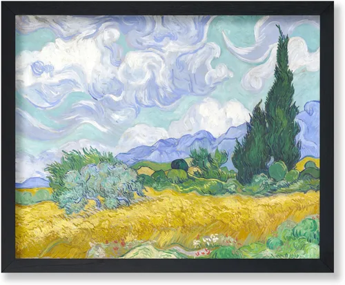 Miniatura 68 de Poster Master Póster clásico de Van Gogh, impresión impresionista vintage, regalo para artista, pintor, autorretrato, sombrero de paja, dibujo