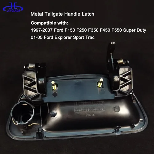 Miniatura 2 de Pestillo de manija de metal para puerta trasera compatible con Ford F150 F250 F350 F450 F550 Super Duty 01-05, Ford Explorer Sport Trac 01-05