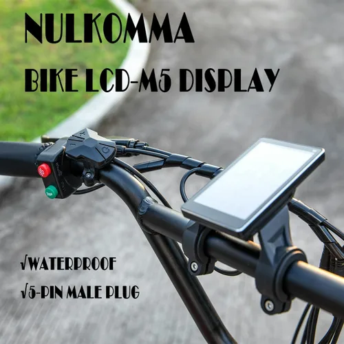 Miniatura 8 de TZ5 LCD-M5 Medidor de pantalla LCD de bicicleta eléctrica Conector impermeable de 5 pines 24V-60V Universal Ebike Pantalla Panel de control E-Bike