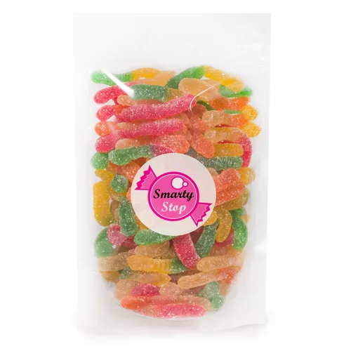 Miniatura 4 de Smarty Stop Gummy Worm Candy - Bocadillo comestible de confitería con sabor a fruta (gusano aguamarina, 2 libras (paquete de 1))