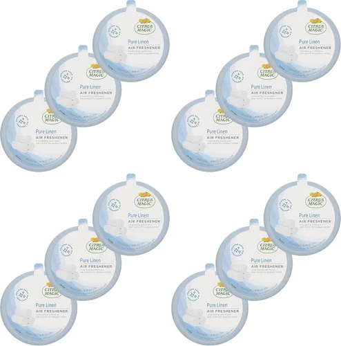 Miniatura 20 de Citrus Magic - Ambientador sólido que absorbe olores, lino puro, 8 onzas, paquete de 6
