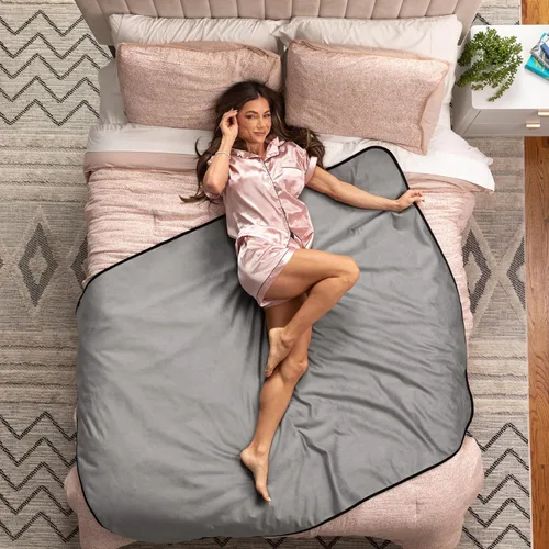 Miniatura 9 de Avana Manta impermeable – Manta sensual para adultos – Fabricada en los Estados Unidos – Tamaño King, microterciopelo negro
