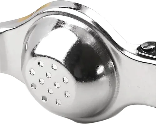 Miniatura 3 de Exprimidor de limón, exprimidor manual de acero inoxidable de 9 pulgadas para tomates de cocina, manzanas y zanahorias (9 pulgadas)
