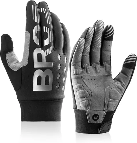 ROCKBROS Guantes de ciclismo Motocycle Mountain Bike Guantes de dedo completo Ciclismo Guantes para hombres Guantes de bicicleta