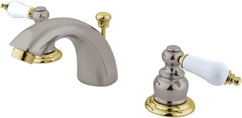 Miniatura 8 de Kingston Brass KB942B Victorian Mini Grifo de Baño Generalizado, Latón Pulido, 4.5 x 3.5 x 2.06