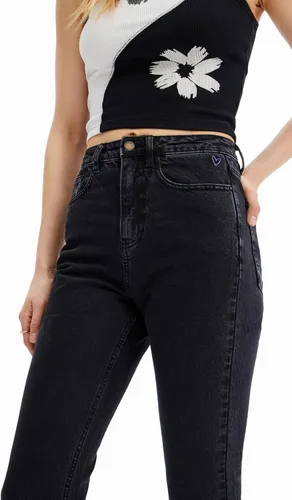 Miniatura 4 de Desigual Jeans rectos recortados para mujer