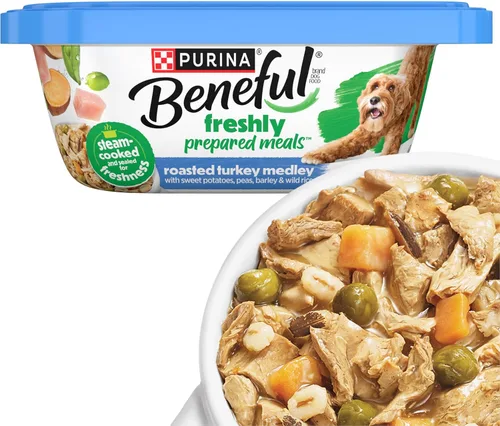 Miniatura 21 de Comidas preparadas Purina Beneful, comida para perro, paquete surtido, 10 onzas Tubo, paquete de 8