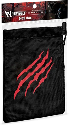 Renegade Game Studios Werewolf: The Apocalypse - Bolsa de dados con cordón de bloqueo, almacenamiento de dados RPG premium, protección de doble