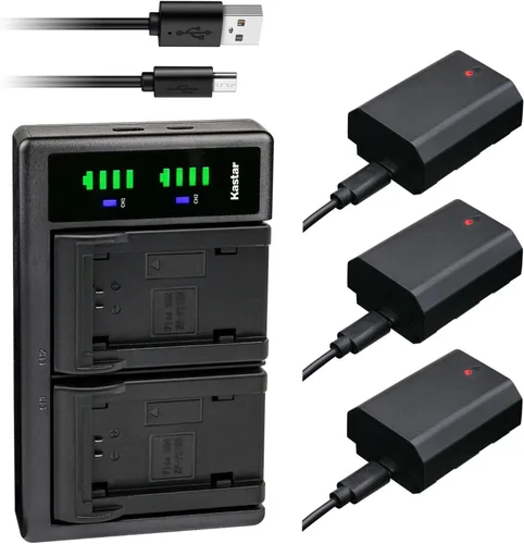 Miniatura 6 de Kastar Cargador de batería USB LTD2 compatible con Sony Alpha 9R α9R, Alpha A 9R, Alpha A9S α9S, Alpha A9 II A9II α9 II α9II, Alpha A7 III α7III