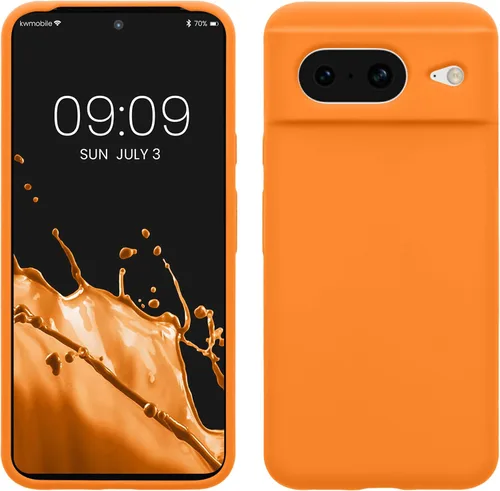 Miniatura 75 de kwmobile Funda compatible con Google Pixel 7 - Funda de silicona TPU con acabado suave - Piedra antigua