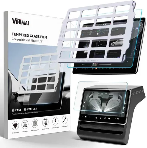 Miniatura 9 de Protector de pantalla para Tesla Model 3/Y, accesorios de 15 pulgadas, protector de pantalla táctil brillante para el modelo Y (2025 ~ 2020)