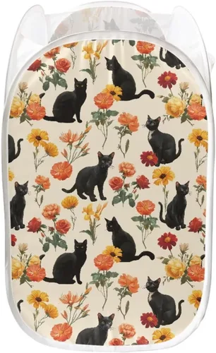 Miniatura 23 de AFPANQZ Cesta plegable de malla para ropa sucia, plegable, portátil, para guardar lugar para el hogar, fácil de plegar para viajes, 13.5 x 13.5 x 21