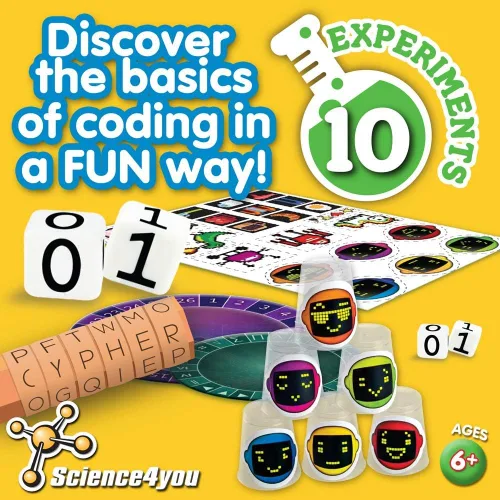 Miniatura 5 de Science4you - Laboratorio de codificación - 10 experimentos para aprender a codificar - Kit de actividades divertidas y educativas - para niños a