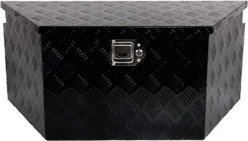 Miniatura 12 de Caja de herramientas de aluminio de 60 pulgadas para camión, caja de pecho de remolque, organizador de almacenamiento bajo la carrocería
