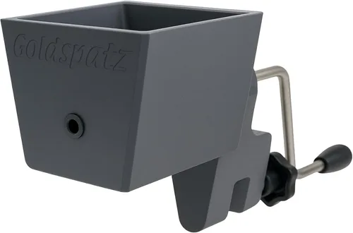 MAX Spaetzle Maker, fabricado en Alemania, plástico de grado alimenticio con manivela de acero inoxidable, apto para lavavajillas, 7.5 x 4.1