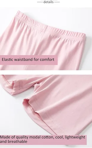Miniatura 5 de CHUNG Pantalones cortos de baile para niñas pequeñas y grandes, para usar debajo del vestido, falda, uniforme escolar, 4 unidades, 2-9 años