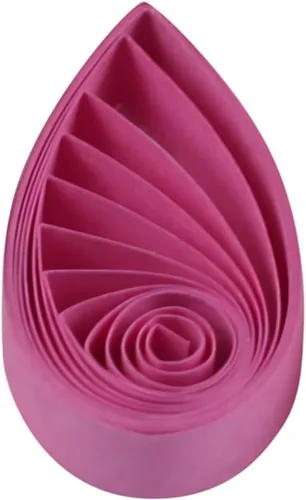 Miniatura 9 de Pestal - Tiras de papel de filigrana en tono rosa de 0.197 in para manualidades, tiras de papel de origami de un solo color, tiras de filigrana