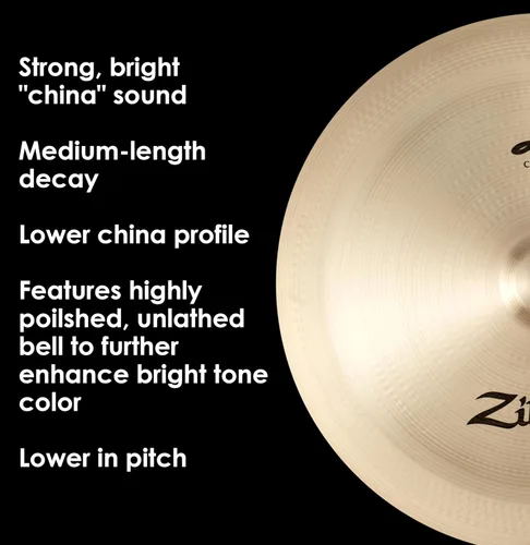 Miniatura 4 de Avedis Zildjian Company 18" A Zildjian China Low