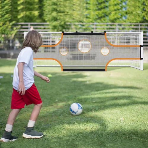 Miniatura 9 de MR Soccer Goal Target Sheet, Field Net, Professional Shooting Practice Aid
