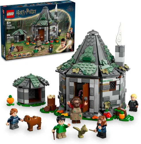 LEGO Harry Potter choza de Hagrid: una visita inesperada - Juguete de Harry Potter para niños y niñas a partir de 8 años - Juguetes de construcción