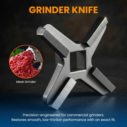 Miniatura 7 de National Band Saw #22 Cuchillo picador de carne – Cuchillas de repuesto duraderas compatibles con Berkel, Biro, Butcher Boy, Chop Rite, General