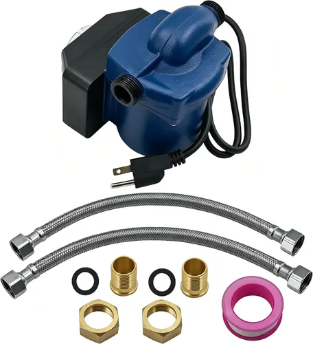 Miniatura 4 de 115V Hot Water Circulation/Recirculating Pump with Timer,3-Speed Circulator Pump, Max.Q/H :8.4GPM/16.7FT,Silent Operation for Domestic Water