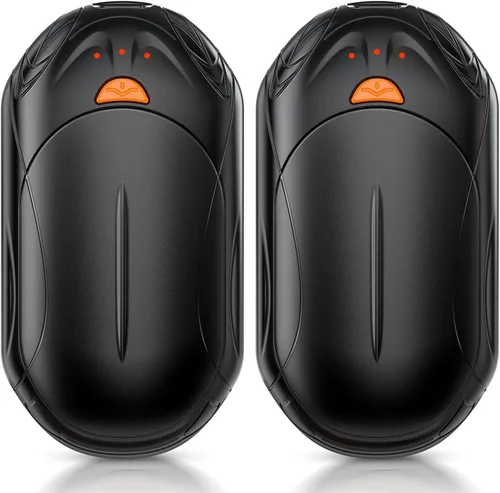 AI Hand Warmers Rechargeable 2 Pack, AI Smart Chips Electric Hand Warmers, 20Hrs Long Safe Heat, Portable Pocket Heater, Gifts for Christmas,