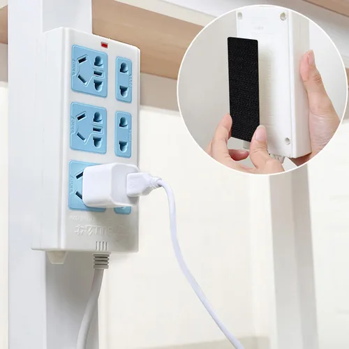 Miniatura 4 de BRAVESHINE Cinta de velcro extraíble de 2 x 4 pulgadas con adhesivo, 12 juegos de cinta de montaje fuerte para colgar cuadros en la pared, cojines