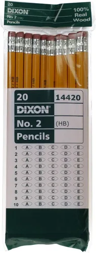 Miniatura 8 de Dixon #2 Lápices de madera, núcleo negro, 8 unidades, varios colores (14508) (Paquete de 8)