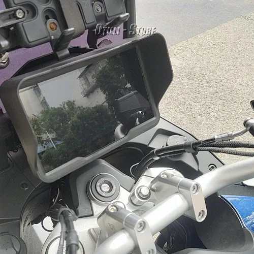Miniatura 3 de Nuevos accesorios de motocicleta instrumento valla visera cubierta protectora negro para CFMOTO 800 MT 800MT 800mt cubierta de instrumento 2021 2022
