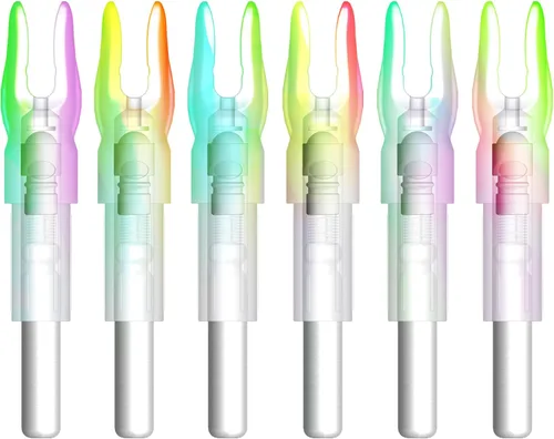 Miniatura 9 de 6 piezas G X H S GT puntas iluminadas con LED para flechas con diámetro interno de 0.165, 0.204, 0.233, 0.244, 0.246 pulgadas, destornillador Verde