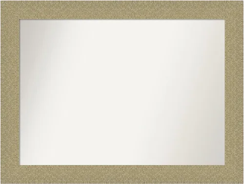 Miniatura 53 de Amanti Art Espejo de pared personalizado no biselado (24.25 x 24.25 pulgadas), marco dorado de mosaico, varios tamaños personalizados, espejo
