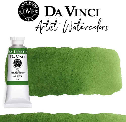 Miniatura 238 de DA VINCI PAINTS Pintura Acuarela Profesional para Artistas, Alizarin Crimson (Quinacridone), 37ml Índigo