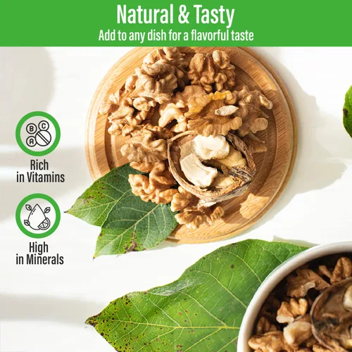 Miniatura 5 de Sincerely Nuts Nueces crudas sin cáscara (bolsa de 3 libras) Mitades y piezas de nuez sin cáscara Fácil de comer y cocinar directamente