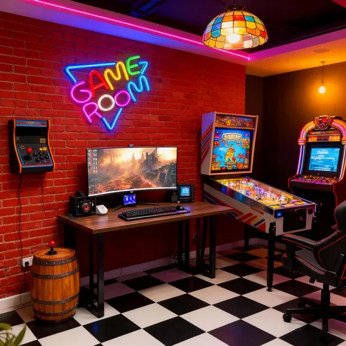 Miniatura 10 de Letrero de neón AK47Gun, arte de pared LED en forma de pistola, luz de neón LED alimentada por USB para decoración de pared en cueva de hombre, sala