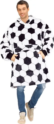 Miniatura 44 de Tirrinia Sudadera Manta de Gran Tamaño con Capucha, Mantas Sherpa Esponjosas Vestibles, Manta Sudadera Reversible y Acogedora, Regalo para Adultos #