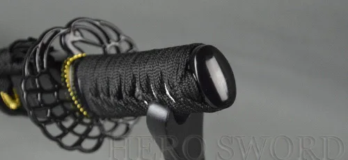 Miniatura 3 de Espada samurái Wakizashi hecha a mano, Katana de espiga completa, espada media, cuchillos japoneses hechos a mano listos para la batalla