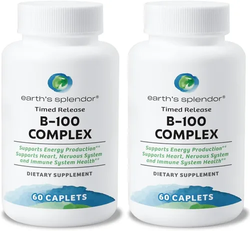 Miniatura 26 de Suplementos de energía Earth's Splendor, con vitamina B12, sin color ni sabor artificial, sin gluten, apoyo para el metabolismo energético