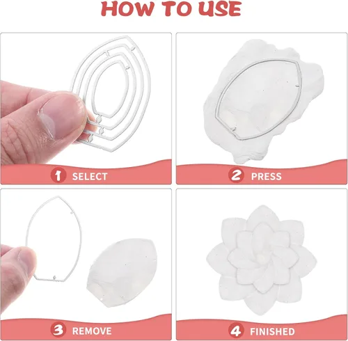 Miniatura 3 de Healifty Troqueles de corte de metal para álbum de recortes, tarjetas de papel, decoración de manualidades (nueve flores, talla S)