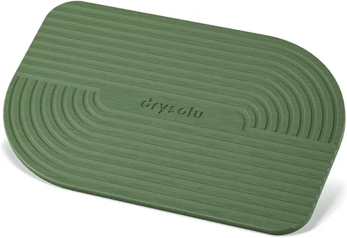 Tapete de baño de piedra de tierra de diatomeas, tapete de ducha de piedra de secado rápido, ultra absorbente, tapete de diatomita, tapete